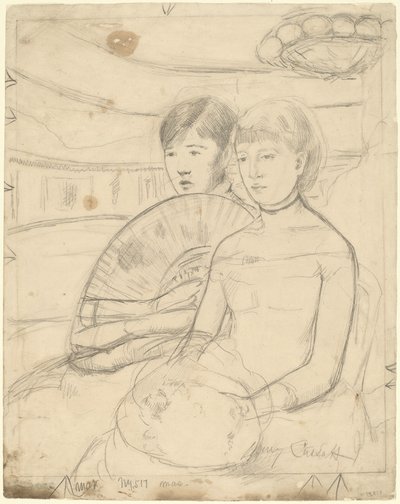 Loge [rekto] by Mary Cassatt