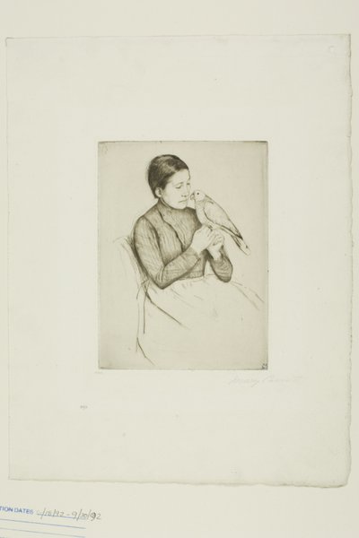 Papağan by Mary Cassatt