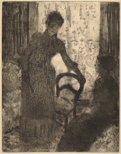 Ziyaretçi by Mary Cassatt