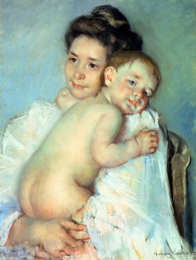 genç anne by Mary Cassatt