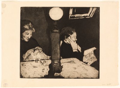 Lambanın Altında by Mary Cassatt