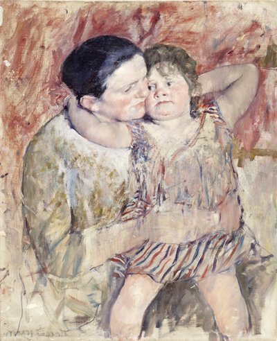 Kadın ve Çocuk (Mathilde Bir Çocuğu Tutuyor), c.1900 by Mary Cassatt