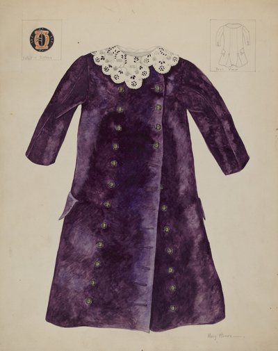 Çocuk Paltosu, c. 1937. by Mary E Humes