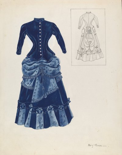 Elbise, ç. 1937. by Mary E Humes