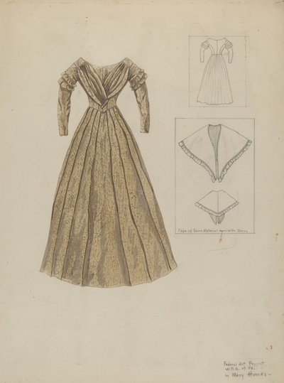 Elbise, ç. 1937. by Mary E Humes