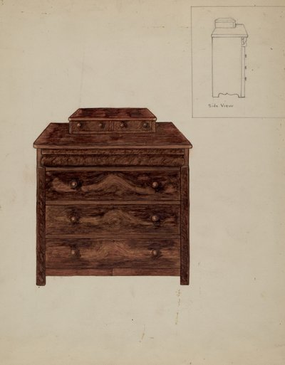Eski Şifonyer, c. 1936. by Mary E Humes
