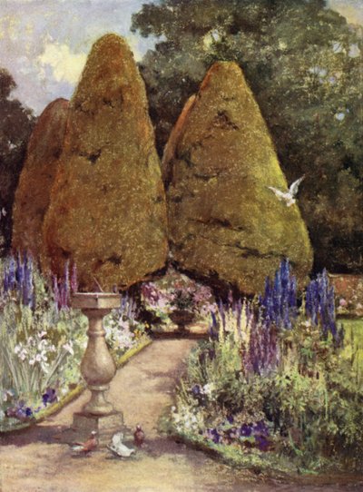 İskoç Bahçeleri: Malleny (renkli taş) by Mary Georgina Wade Wilson
