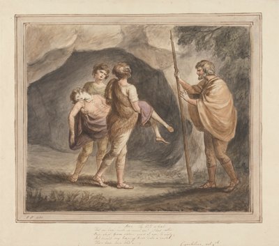 Arviragus, Imogen'i Kollarında Ölü Olarak Taşıyan, 'Cymbeline', Perde IV, Sahne II by Mary Hoare