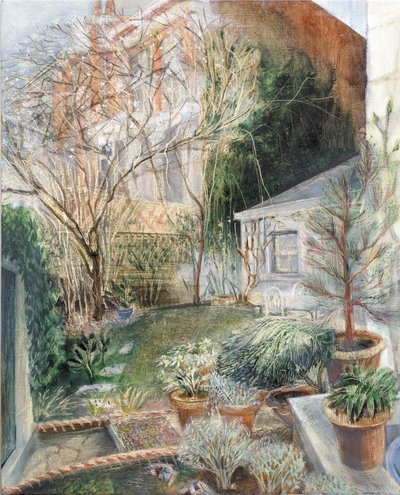 London Garden, 2002 (gemide petrol) by Mary Kuper