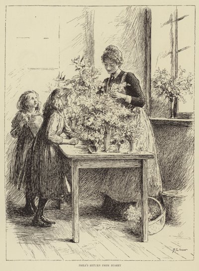 Honnor Morten tarafından Bir Hemşirenin Hikayesi için İllüstrasyon by Mary L. Gow