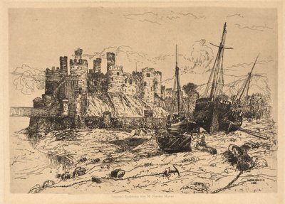 Conway Kalesi, Galler by Mary Nimmo Moran
