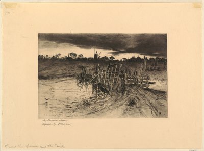 Gloaming ve Mirk Twixt by Mary Nimmo Moran