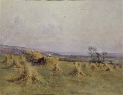 Deniz kenarında hasat, Norfolk by Mary S. Hagarty