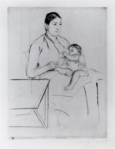 hemşirelik by Mary Stevenson Cassatt