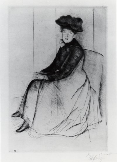 Refleks by Mary Stevenson Cassatt