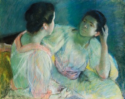 Konuşma by Mary Stevenson Cassatt