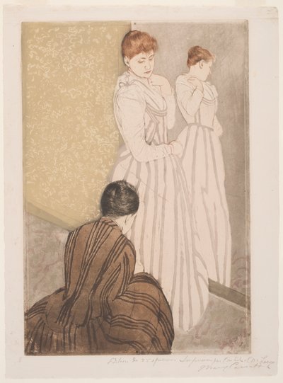 Bağlantı parçası by Mary Stevenson Cassatt