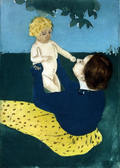 At kestanesi ağacının altında 1898 Mary Cassatt by Mary Stevenson Cassatt