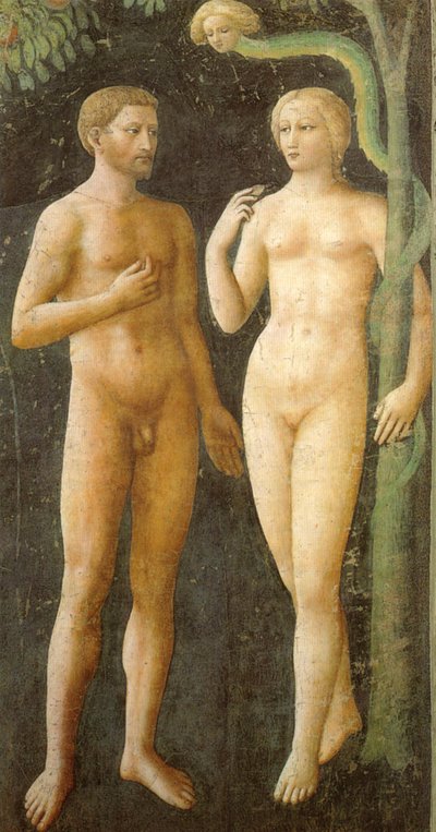 Adem ve Havva by Masolino da Panicale