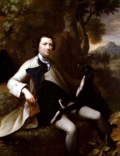 Francis Popham (ö.1780) Greyhound