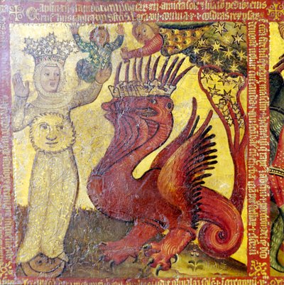Güneşle Giyen Kadın, 14-15. Yüzyıl by Master Bertram of Hamburg