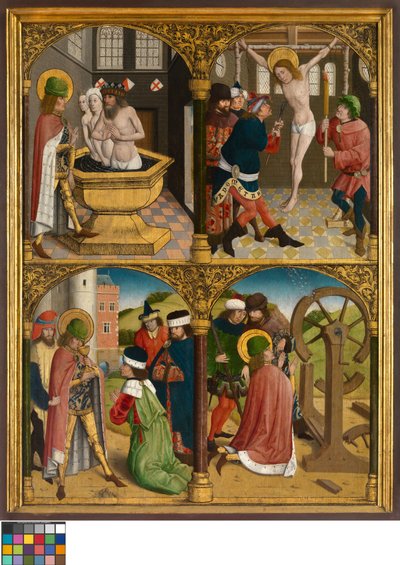 The Legend of St. George, c.1500-10 (panel üzeri yağlı boya) by Master Bruges