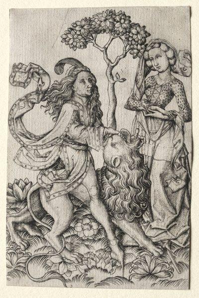 Aslan Parçalayan Samson by Master ES