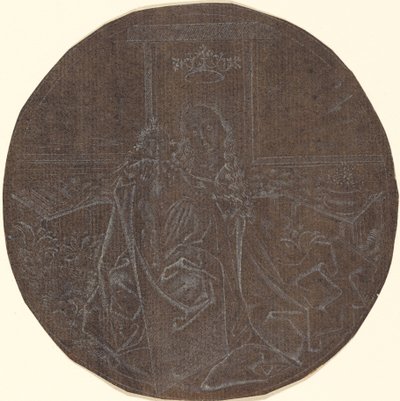 Bahçedeki Madonna ve Çocuk by Master E.S.