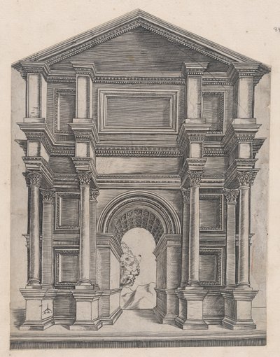Caltrop ile Master GA tarafından Arch, 16. yüzyıl., 16. yüzyıl. by Master GA
