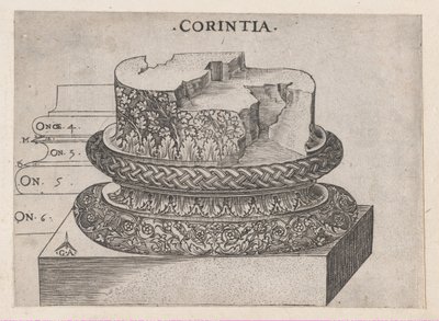 Roma ihtişamının aynası: Korint kaidesi, yak. 1537., yaklaşık 1537 by Master GA