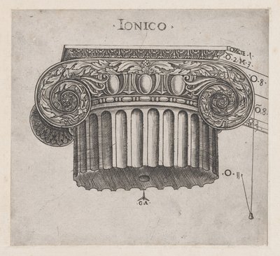 Roma ihtişamının aynası: İyon başkenti, yaklaşık M.Ö. 1537., yakl. 1537 by Master GA