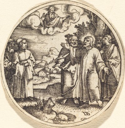 İsa, Havarilerinden Üçüyle by Master IB