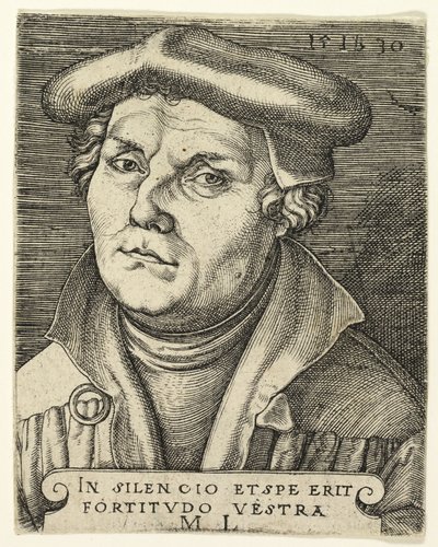 Martin Luther'in portresi by Master I.B.