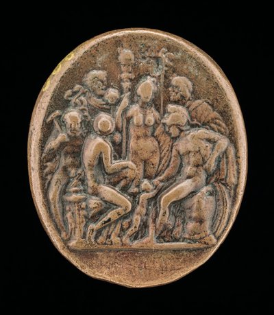 Bir Tanrılar Meclisi [ters], 15. yüzyılın ikinci yarısı. by Master IO.FF.