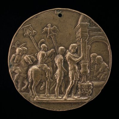 Mucius Scaevola, 15. yüzyılın ikinci yarısı. by Master IO.FF.