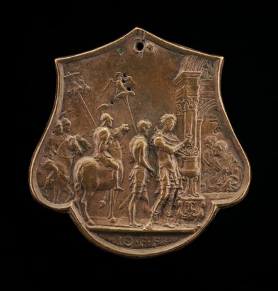 Mucius Scaevola, 15. yüzyılın ikinci yarısı. by Master IO.FF.