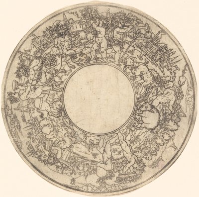 Eşek Üzerinde Bacchus by Master IS.
