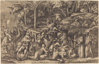 Musa Kayaya Vuruyor by Master IV after Francesco Primaticcio