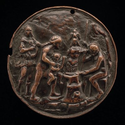 Apollo, Venüs, Mars ve Vulcan, c.1500. by Master M.C.