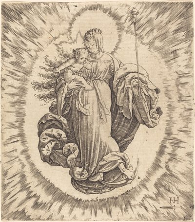 Hilal Üzerindeki Madonna by Master N.H. with the Dagger