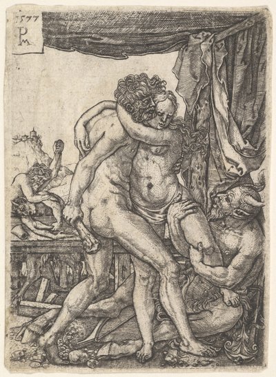 Herkül, Centaurlarla Savaşıyor, 1577. by Master PM