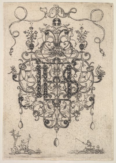 IHS Monogramlı Kolye Tasarımı, 1609. by Master PRK
