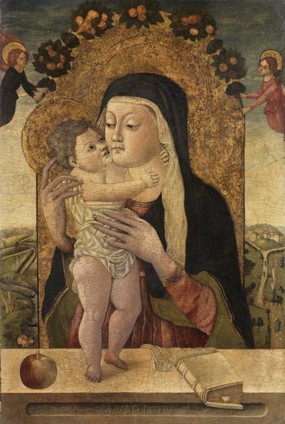 Bakire ve Çocuk, c.1470-1500 by Master P. Petrus