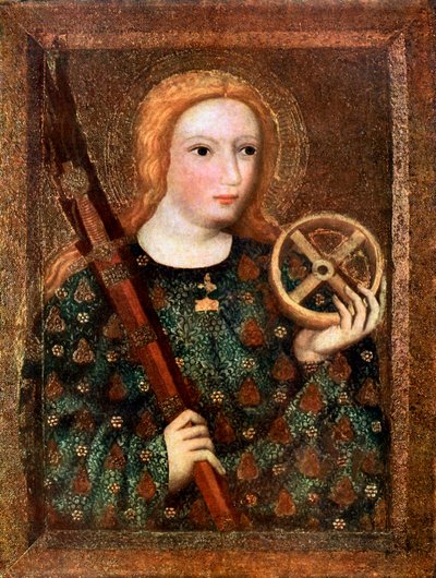 Aziz Catherine, 1365-1367 1955 by Master Theodoric