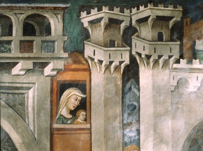 Kudüs'e giriş by Master Trecentesco of Sacro Speco School