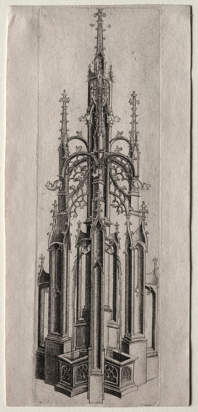Gotik Çeşme Tasarımı, c. 1470. by Master W with the Key