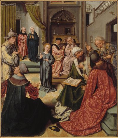 Doktorlar Arasında İsa, 1515. by Master of 1518.