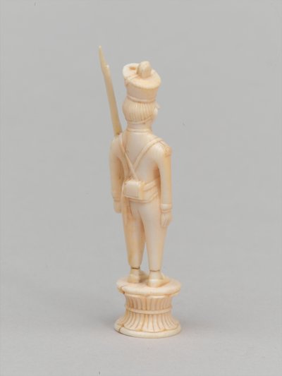 Beyaz piyon, satranç taşı, Hindistan, 1820 dolaylarında by Master of Coetivy