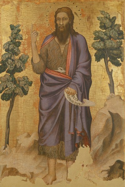 Vaftizci Yahya (resim) by Master of Figline