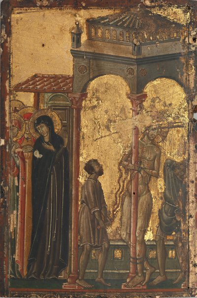 Flagellation, 14. yüzyılın ilk yarısı. by Master of Forli